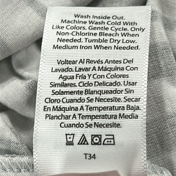 B2545- TS Convertible Smocked Skirt Dress Riviera Stripe Silver 3X (24W–26W) NWT - Picture 9 of 9